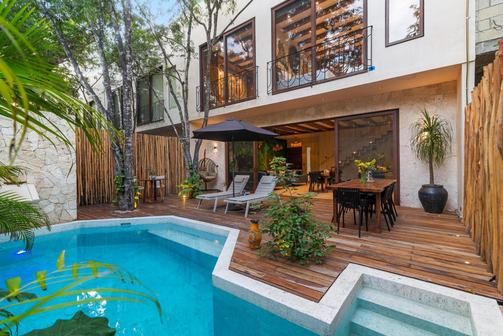 El Rey Loro - Lux 4 Bed Villa @Bluedeertulum Ngoại thất bức ảnh