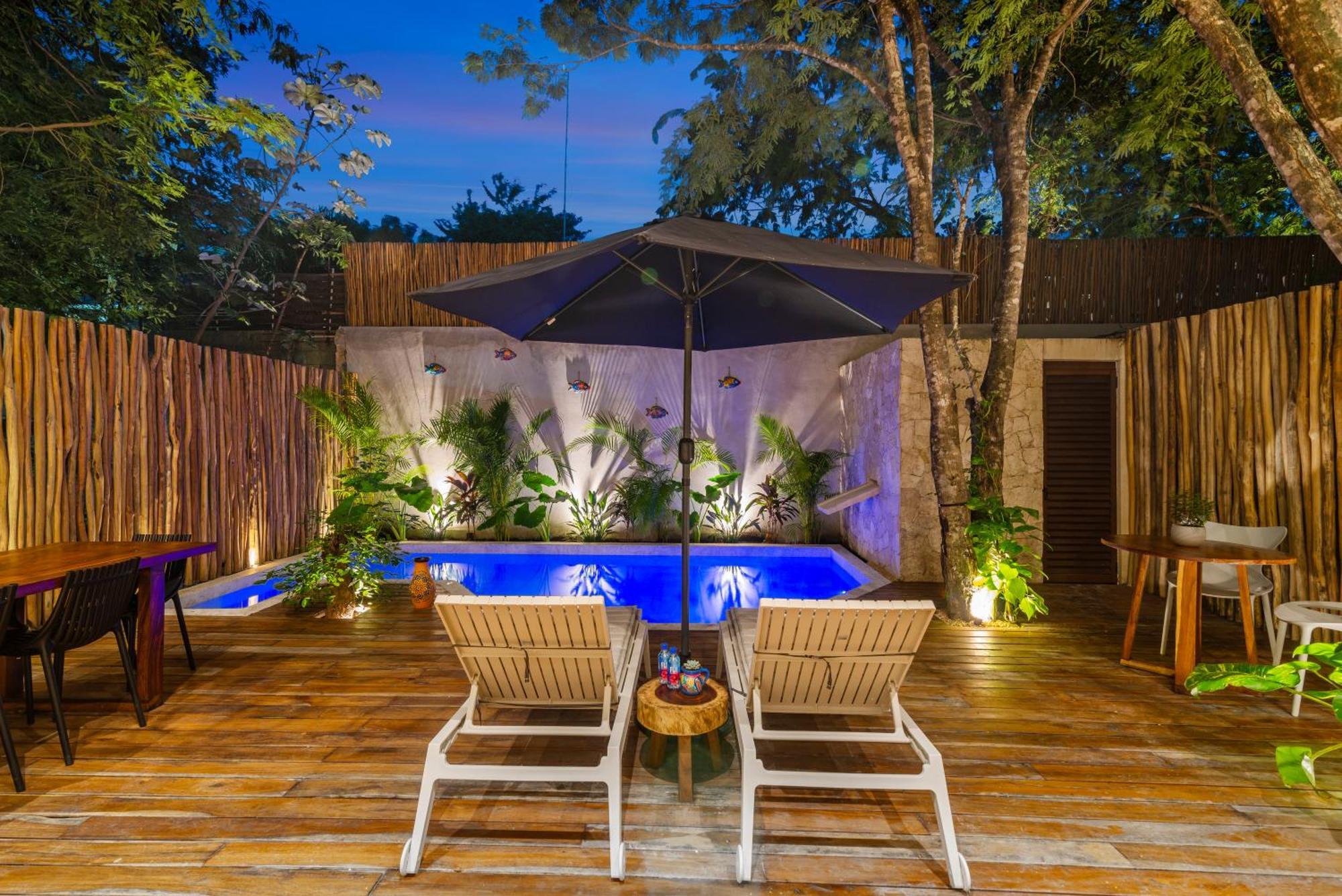 El Rey Loro - Lux 4 Bed Villa @Bluedeertulum Ngoại thất bức ảnh